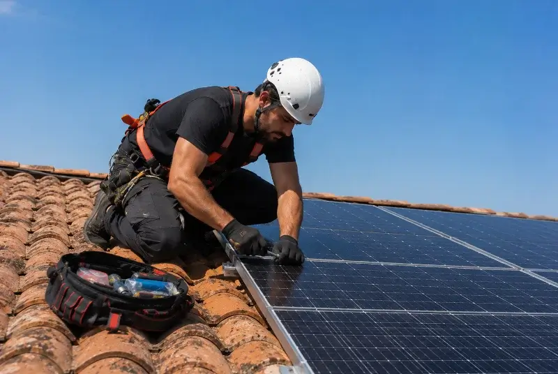 Maintenance et monitoring de panneaux solaires à Salsigne